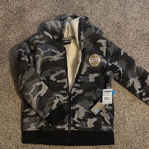 Tony Hawk Camouflage Sherpa Lined Hoodie